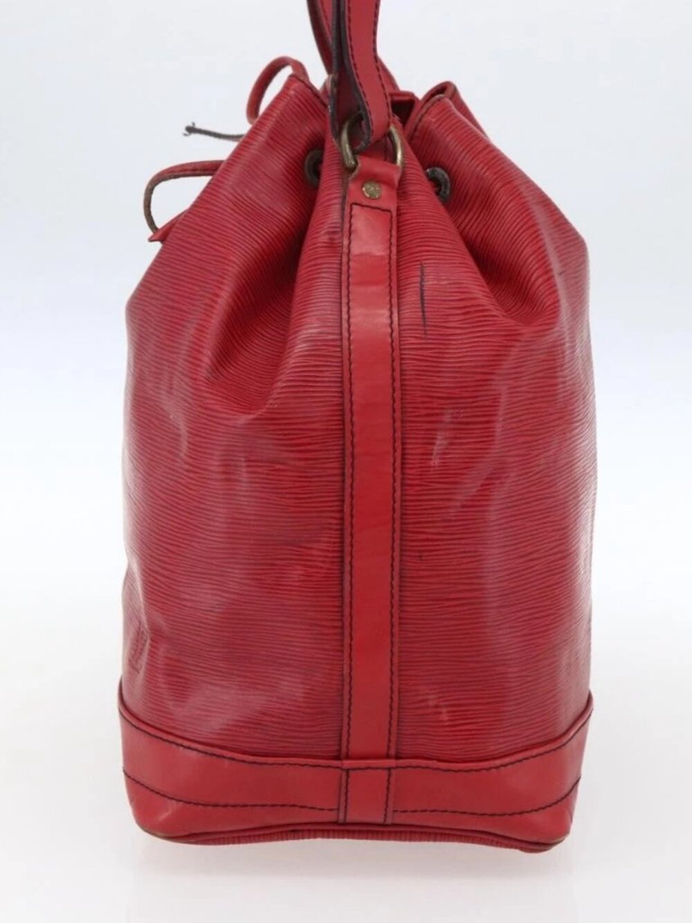 LOUIS VUITTON Epi Noe Shoulder Bag Red M44007 LV Auth 170172 - Picture 6 of 16